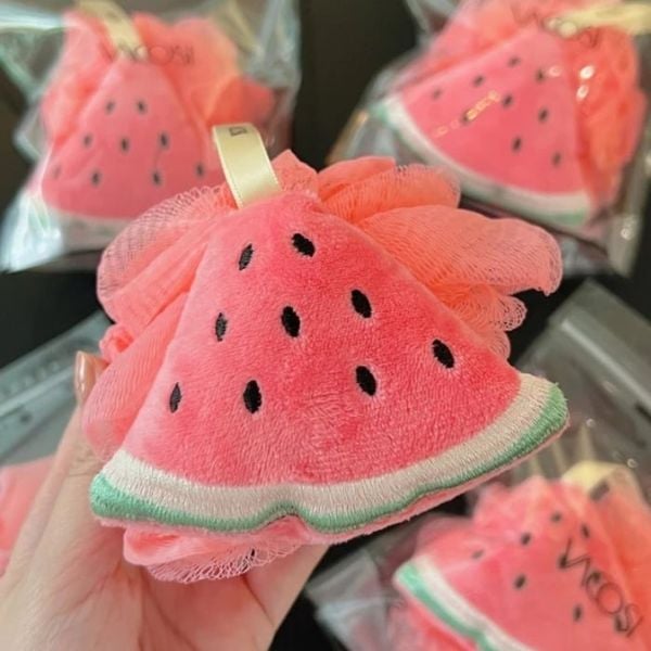 Bông tắm trái dưa hấu Vacosi Bath Sponge BP61 - 01