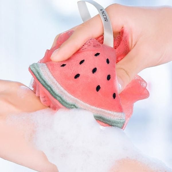 Bông tắm trái dưa hấu Vacosi Bath Sponge BP61 - 01