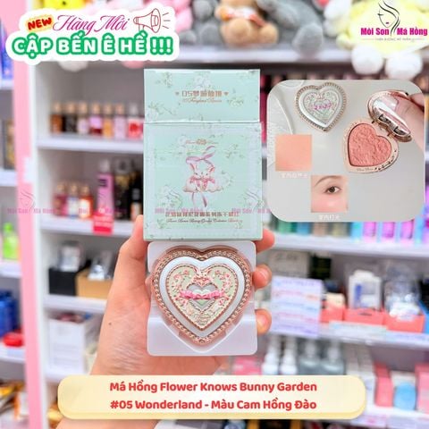 [Flower Knows Hoa Biết] Phấn Má Hồng Bộ Sưu Tập Khu Vườn Thỏ Bunny Garden