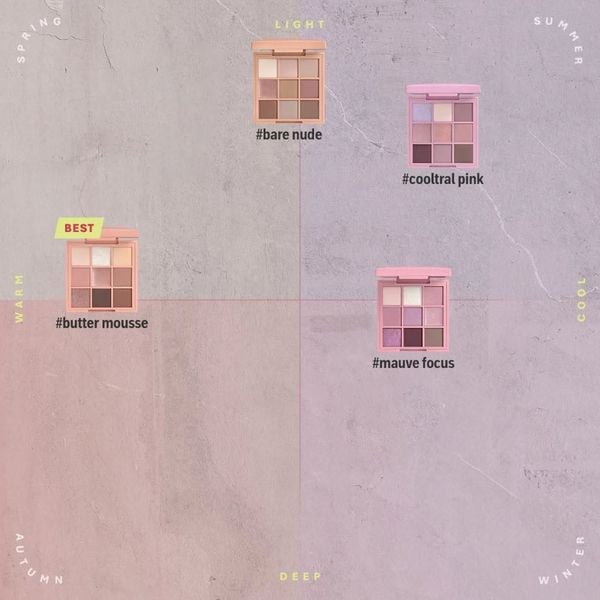 Phấn Mắt 9 Ô 3CE Multi Eye Color Palette The Textile 8g