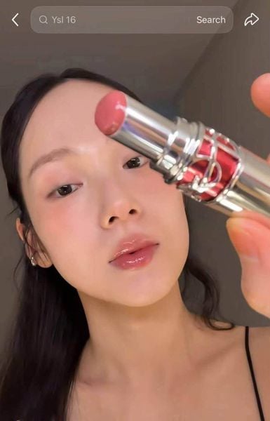Son Dưỡng YSL Loveshine Candy Glaze 16 Watermelon High Màu Hồng Nâu