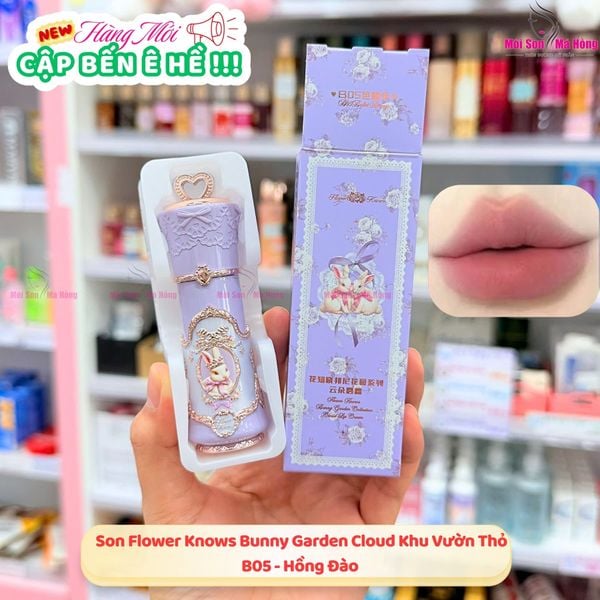 Son Môi Bunny Garden Khu Vườn Thỏ Flower Knows - Son bùn