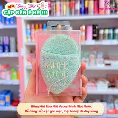 Bông mút rửa mặt hình giọt nước Vacosi Facial Cleansing Sponge BP63
