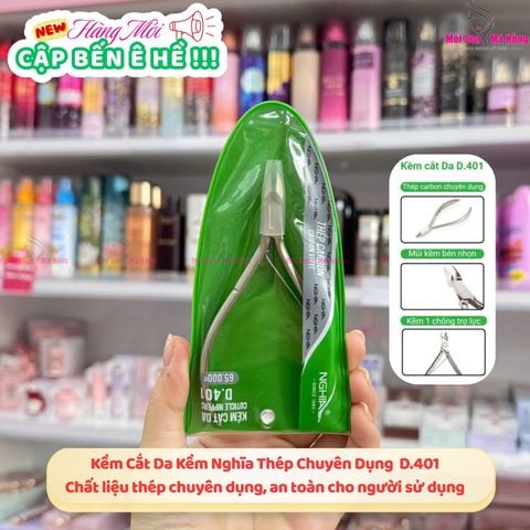 Kềm Cắt Da Kềm Nghĩa Thép Chuyên Dụng Mạ Mờ D.401