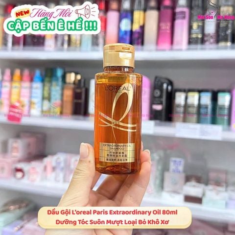 Dầu Gội Loreal Paris Extraordinary oil Shampoo 80ml (Mã Mới)