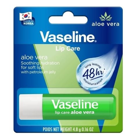 Son dưỡng môi lô hội Vaseline Lip Therapy Aloe Vera Stick 4.8g