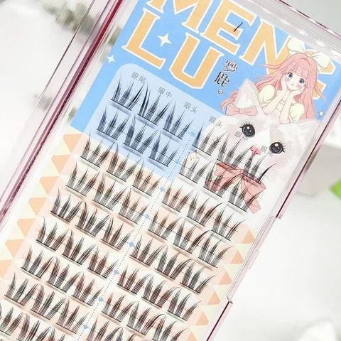 MENGLU Mi Giả Mi Cụm Dáng Tự Nhiên 10 Hàng - MENG23