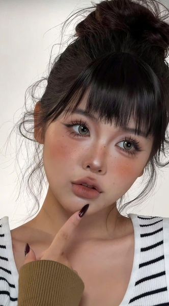 MENGLU Mi Giả Mi Cụm Dáng Tự Nhiên 10 Hàng - MENG23