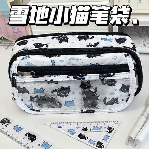 Tứi đựng bút carybara cá sấu lulu-mã mới