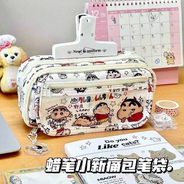 Tứi đựng bút carybara cá sấu lulu-mã mới