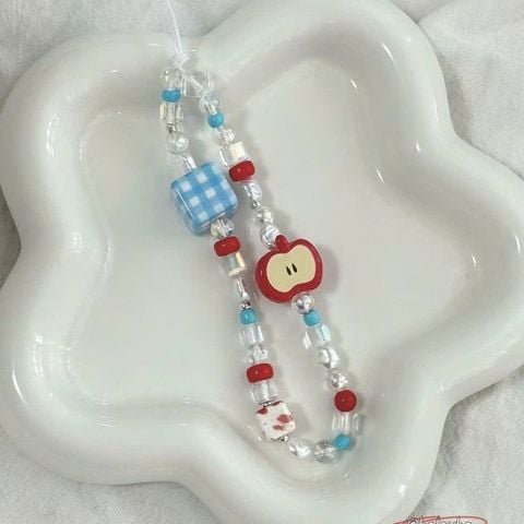 Dây đeo điện thoại - mẫu táo đỏ