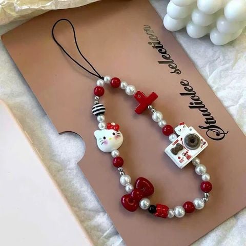 Dây đeo điện thoại kitty máy ảnh