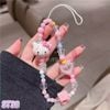 Dây đeo điện thoại kitty phomai hồng ST38