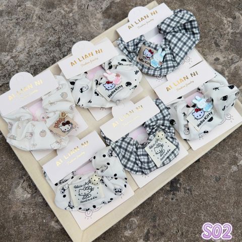 Scrunchies 1 dây có tag S02