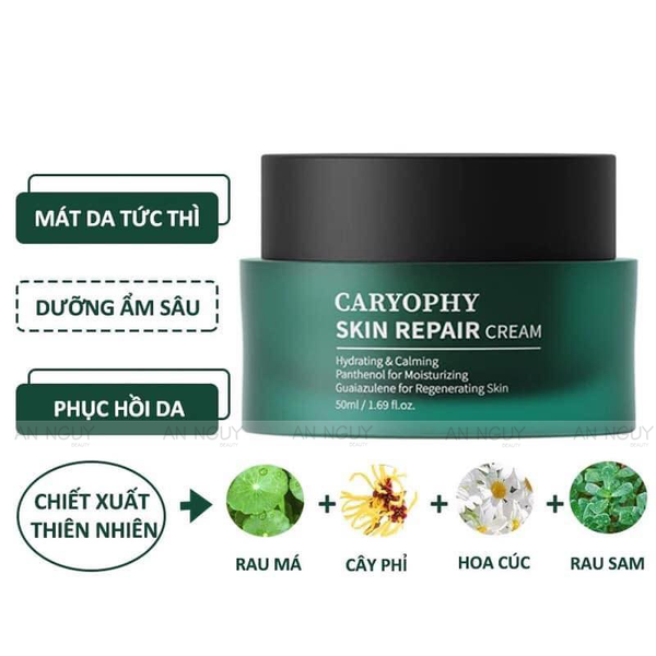 Kem Dưỡng Caryophy Cấp Ẩm Và Phục Hồi Da 50ml Skin Repair Cream