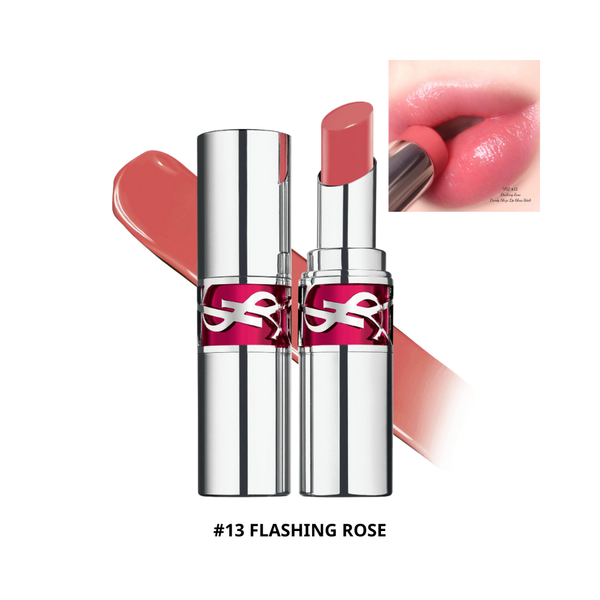 Son Bóng Dưỡng Ẩm YSL Loveshine Candy Glaze #13 Flashing Rose