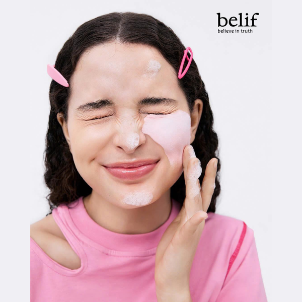 Sửa Rửa Mặt Dưỡng ẩm, Chống Lão Hóa se khít lỗ chân  lông Belif Super Knights Pore Firming Vegan Pack Cleanser 150ml