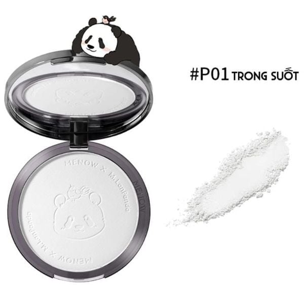 Phấn phủ nén Menow x Panda Velvet Mist Complexion 21g