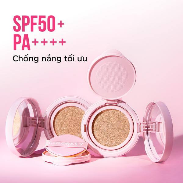 Phấn Nước Colorkey Long Lasting Flawless Brightening Cushion Cream SPF50+ PA++++ 11g