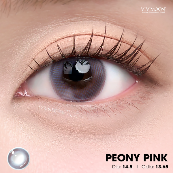 Lens 1 ngày Kính áp tròng Peony Pink - Hồng phớt loang tự nhiên, long lanh trong trẻo
