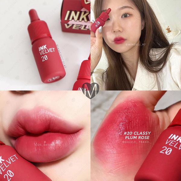 Son Ink Màu 20 Classy Plum Rose Hồng mận