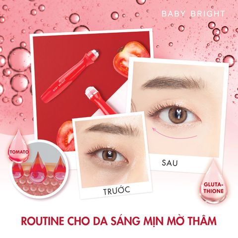 Cây Lăn Mắt Baby Bright Eye Roller Serum 15ml