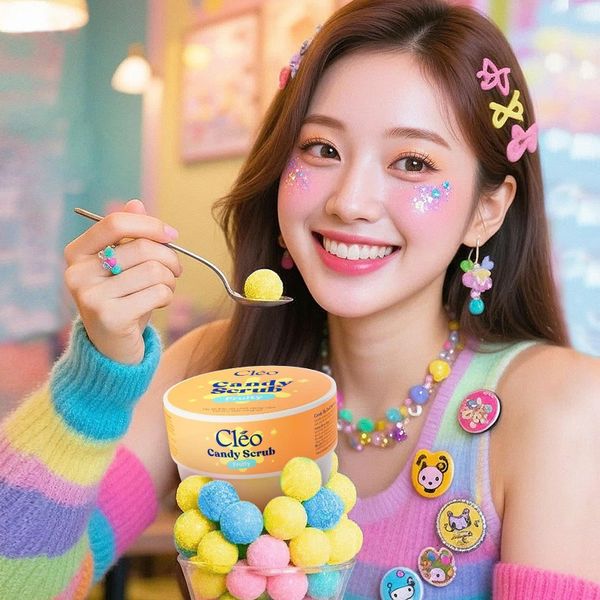 Cleo Tẩy da chết kẹo trái cây (Candy Fruity) 150g