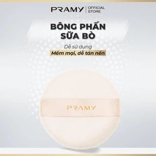 Bông mút trang điểm PRAMY hình giọt nước mềm mại dễ tán nền