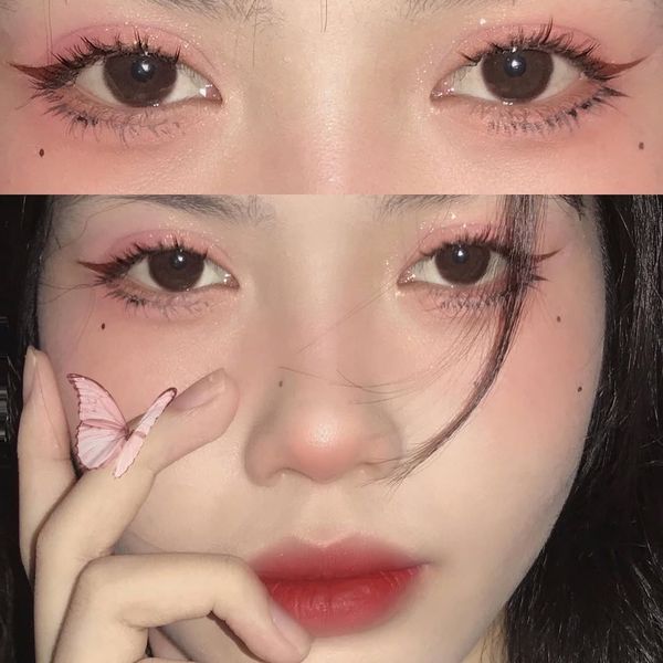 Vivimoon 1 bên Lens cho mắt thở 6 tháng Cute Brown  - 3 độ