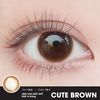 Vivimoon 1 bên Lens cho mắt thở 6 tháng Cute Brown  - 3 độ