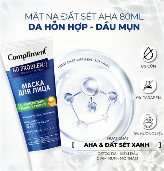 Mặt Nạ Đất Sét Compliment  80ml