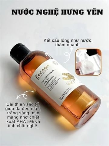 Nước Cân Bằng Cocoon Chiết Xuất Từ Nghệ Hưng Yên Hung Yen Turmeric Toner