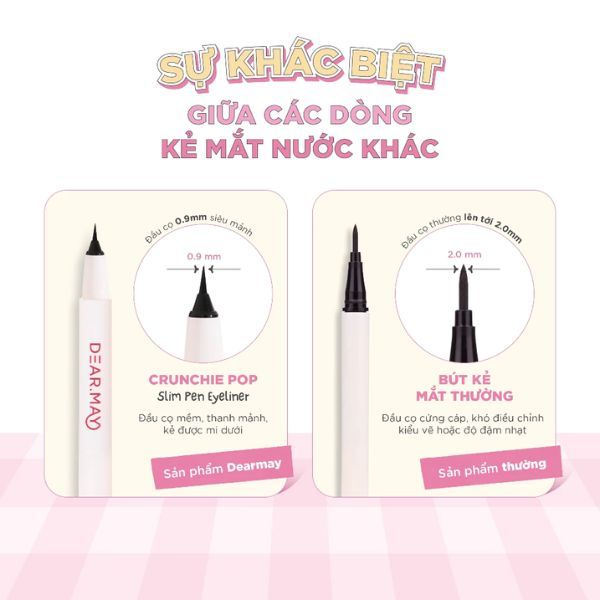 Dạ Kẻ Mắt Dearmay Crunchie Pop Slim Pen Eyeliner