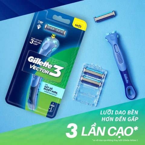 Dao cạo râu Gillete Vector 3