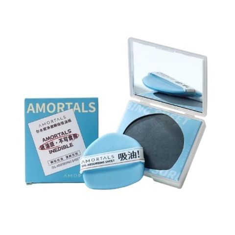 Giấy Thấm Dầu Amortals Oil - Absorbing Sheet Kiểm Soát Dầu Nhờn 80 Tờ