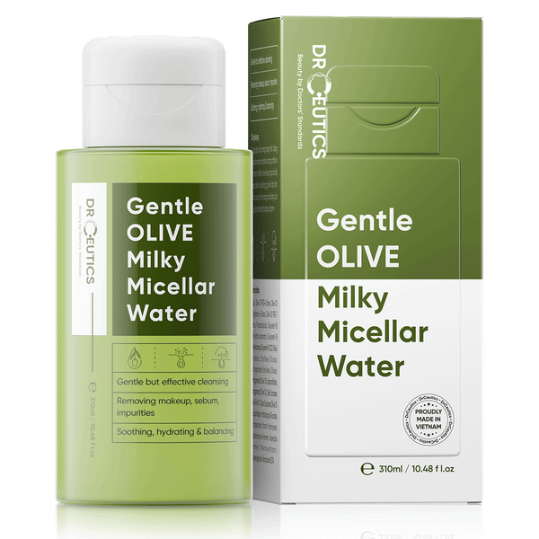 Sữa Tẩy Trang DrCeutics Sạch Sâu Cho Mọi Loại Da 310ml Gentle Olive Milky Micellar Water