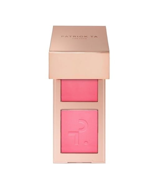 Má Hồng Patrick TA Mini Major Headlines Double-Take Crème & Powder Blush Duo #She's That Girl - Hồng baby