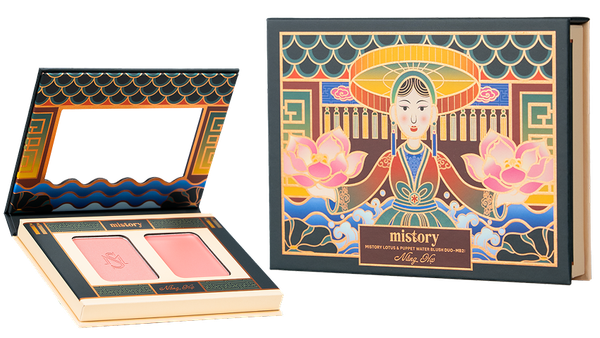 Má Hồng Dạng Kem + Phấn Mistory Lotus & Puppet Water Blush Ửng Hồng Căng Mướt 6g 2in1