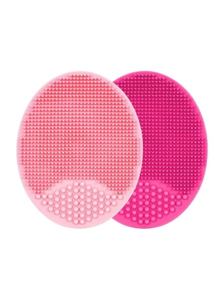 Miếng Rửa Mặt Vacosi Silicone Đa Năng Cỡ Lớn Hồng Nhạt DC12-HL Mufe Mofe - Silicone Face Cleanser Large Pink