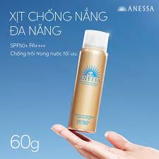 Xịt Chống Nắng Anessa Dưỡng Da Đa Năng 60g (Mới) Perfect UV Sunscreen Skincare Spray N SPF50+ PA++++