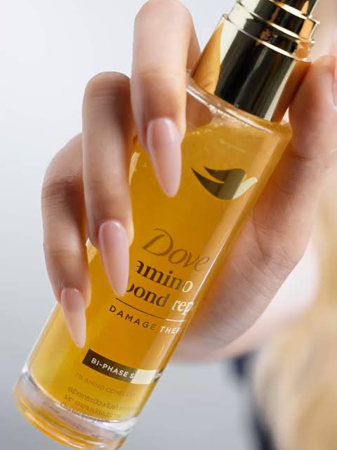 Serum Dưỡng Tóc Bóng Mượt 2in1 Dove Amino Bond Repair Bi-Phase Serum + Oil 77ml
