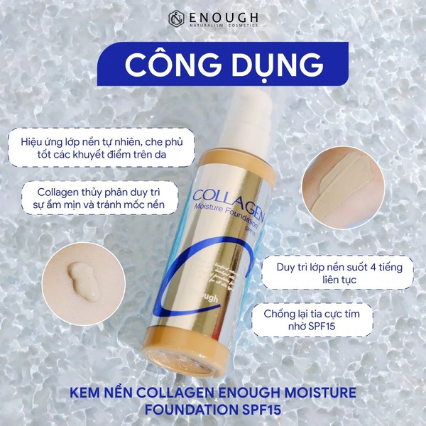 Kem Nền Enough Collagen Moisture Foundation 100ml