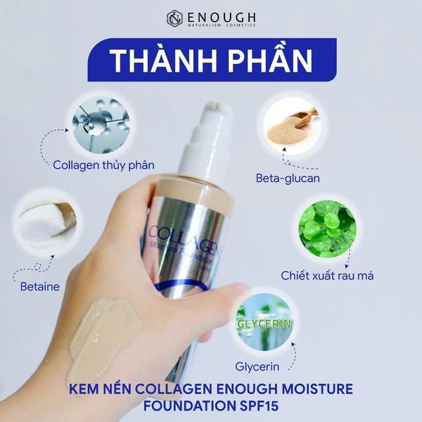 Kem Nền Enough Collagen Moisture Foundation 100ml