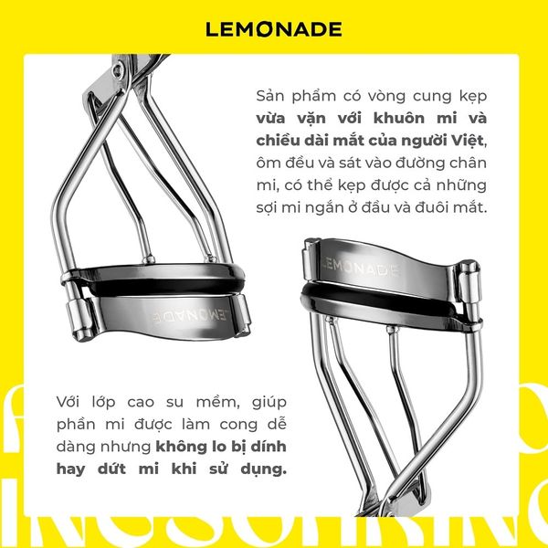 Kẹp Mi Làm Cong Tự Nhiên Lemonade Eyelash Curler 22g
