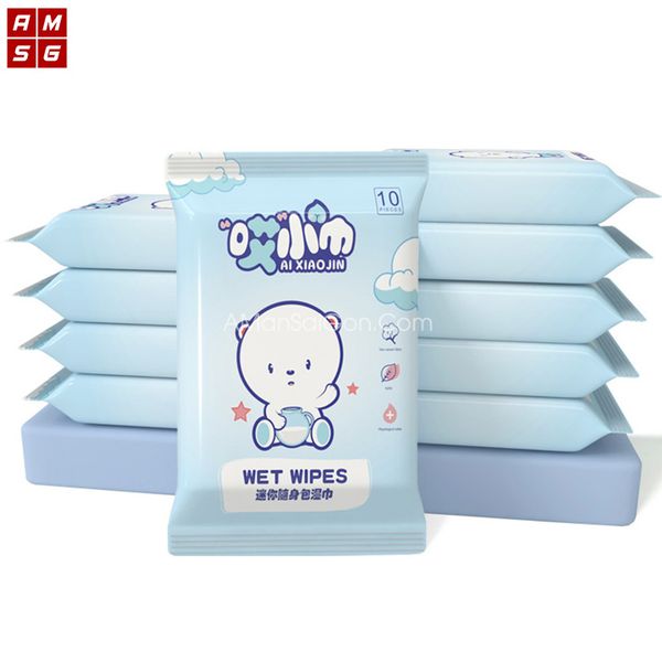 Khăn Giấy Ướt Oxilim mini ( Bịch 8 túi )