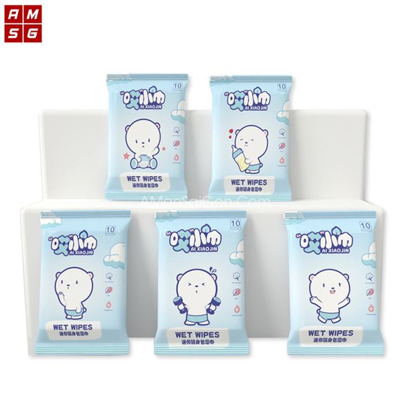 Khăn Giấy Ướt Oxilim mini ( Bịch 8 túi )