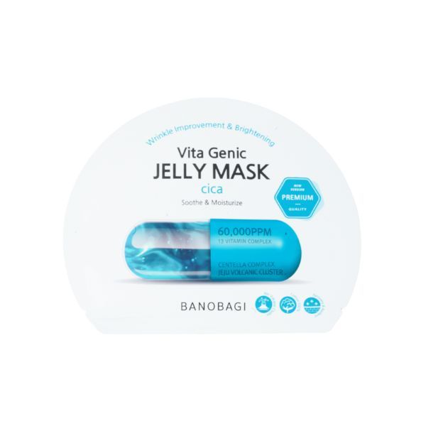 Mặt Nạ Banobagi Phục Hồi & Làm Dịu Da Nhạy Cảm 30g Premium Vita Genic Jelly Mask - Cica
