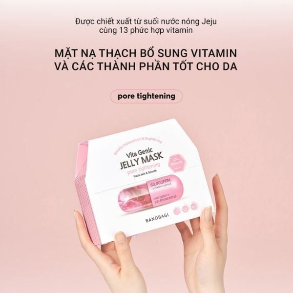 Mặt Nạ Banobagi Thu Nhỏ Lỗ Chân Lông, Kiểm Soát Nhờn 30g Premium Vita Genic Jelly Mask - Pore Tightening