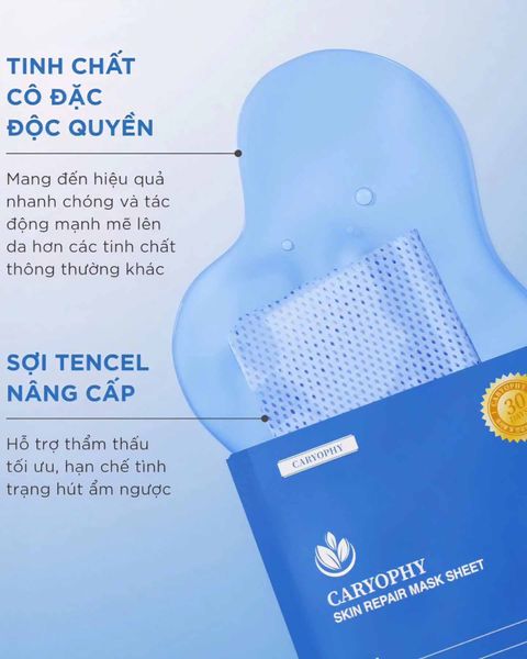 Mặt Nạ Caryophy Phục Hồi Da Đa Năng 25g Skin Repair Mask Sheet