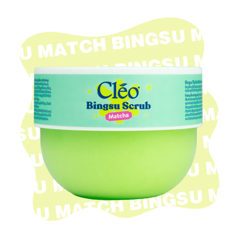 Cleo Tẩy da chết đá bào trà xanh (Bingsu Matcha) 200g
